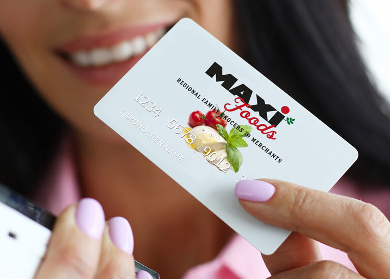 Maxi Foods Account Card